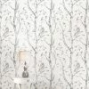 NuWallpaper Woods Grey Self Adhesive Wallpaper