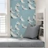 NuWallpaper Halcyon Blue Self Adhesive Wallpaper -Hot Sale rugs Shop 30782421