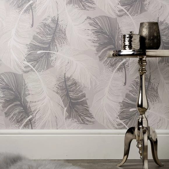 Coloroll Wallpaper Coloroll Feather Dappled Grey Wallpaper 3 Coloroll Wallpaper Coloroll Feather Dappled Grey Wallpaper