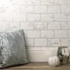 Crown Wallpaper Brick Marble Silver Wallpaper -Hot Sale rugs Shop 30782465