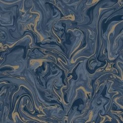 Fine Décor Wallpaper Marble Navy Wallpaper -Hot Sale rugs Shop 30782549 alt05