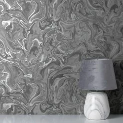 Fine Décor Wallpaper Marble Charcoal Wallpaper -Hot Sale rugs Shop 30782552 alt03