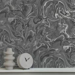 Fine Décor Wallpaper Marble Charcoal Wallpaper -Hot Sale rugs Shop 30782552 alt04