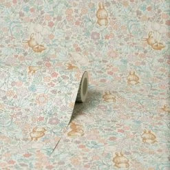 Dunelm Ditsy Bunnies Wallpaper -Hot Sale rugs Shop 30782932 alt03