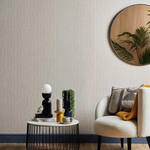 Dunelm Arches Grey Wallpaper 3 Dunelm Arches Grey Wallpaper