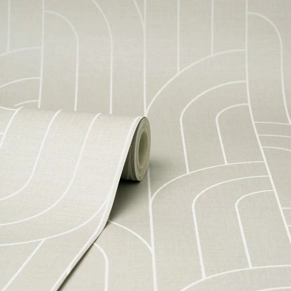 Dunelm Arches Grey Wallpaper 5 Dunelm Arches Grey Wallpaper - Image 3
