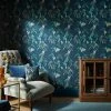Natural History Museum Waterside Blue Wallpaper -Hot Sale rugs Shop 30782968