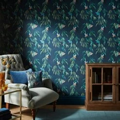 Natural History Museum Waterside Blue Wallpaper