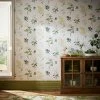 Natural History Museum Marsh Botanical White Wallpaper -Hot Sale rugs Shop 30782969