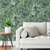 NuWallpaper Nu Wall Self Adhesive Maui Navy Wallpaper -Hot Sale rugs Shop 30782983