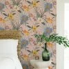 NuWallpaper Nu Wall Self Adhesive Tropical Floral Pink Wallpaper