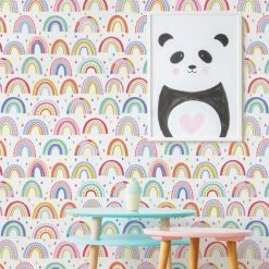 NuWallpaper Nu Wall Self Adhesive Over The Rainbow Multi Wallpaper