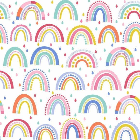 NuWallpaper Nu Wall Self Adhesive Over The Rainbow Multi Wallpaper 4 NuWallpaper Nu Wall Self Adhesive Over The Rainbow Multi Wallpaper - Image 2