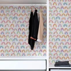 NuWallpaper Nu Wall Self Adhesive Over The Rainbow Multi Wallpaper 13 NuWallpaper Nu Wall Self Adhesive Over The Rainbow Multi Wallpaper -Hot Sale rugs Shop 30782991 alt05