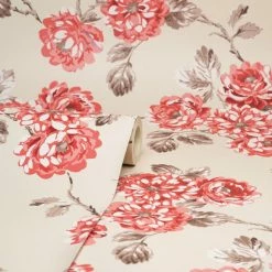Dunelm Ashbourne Red Wallpaper 9 Dunelm Ashbourne Red Wallpaper -Hot Sale rugs Shop 30783002 alt02