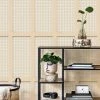 Dunelm Cane Panel Natural Wallpaper -Hot Sale rugs Shop 30783046