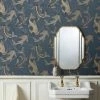 Dunelm Decorative Fish Navy Wallpaper 1 Dunelm Decorative Fish Navy Wallpaper -Hot Sale rugs Shop 30783059