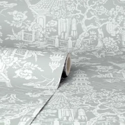 Dunelm Archive Pagoda Grey Wallpaper 7 Dunelm Archive Pagoda Grey Wallpaper -Hot Sale rugs Shop 30783060 alt02