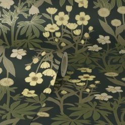 Natural History Museum Meadow Black Wallpaper -Hot Sale rugs Shop 30783065 alt02