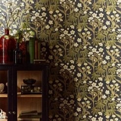 Natural History Museum Meadow Black Wallpaper -Hot Sale rugs Shop 30783065 alt03