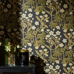 Natural History Museum Meadow Black Wallpaper -Hot Sale rugs Shop 30783065 alt04