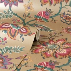 Dunelm Jacobean Gold Wallpaper -Hot Sale rugs Shop 30783069 alt02