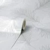 Dunelm Feather Silver Wallpaper -Hot Sale rugs Shop 30783104