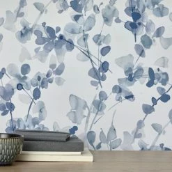 Dunelm Honesty Blue Wallpaper -Hot Sale rugs Shop 30783146 alt02