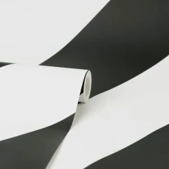 Dunelm Diagonal Stripe Monochrome Wallpaper -Hot Sale rugs Shop 30783360 alt02