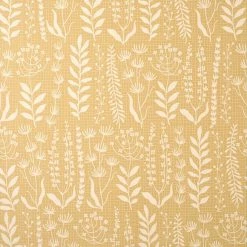Dunelm Modern Leaf Ochre Wallpaper -Hot Sale rugs Shop 30783475 alt01