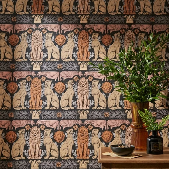 Natural History Museum Gothic Creatures Black Wallpaper 4 Natural History Museum Gothic Creatures Black Wallpaper - Image 2