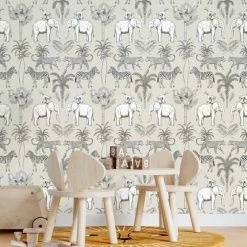 Dunelm Safari Walk Natural Wallpaper -Hot Sale rugs Shop 30789469 alt03