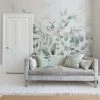 Dunelm Watercolour Leaves Mural -Hot Sale rugs Shop 30790388