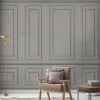 Dunelm Wood Panel Grey Mural -Hot Sale rugs Shop 30790397