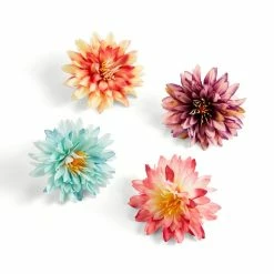 Dunelm Pack Of 4 Flower Clips -Hot Sale rugs Shop 30790993 alt02