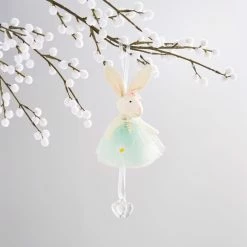 Dunelm Easter Bunny Green Hanging Decoration