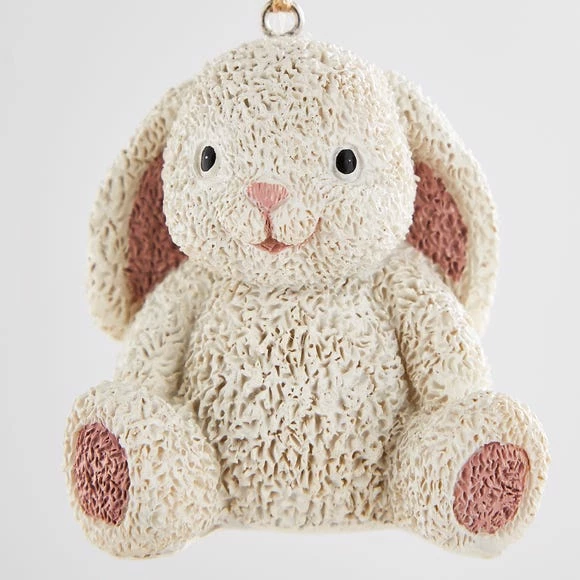 Dunelm Resin Bunny Decoration Bauble 4 Dunelm Resin Bunny Decoration Bauble - Image 2