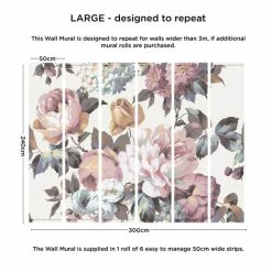 Dunelm Floral Wall Mural 10 Dunelm Floral Wall Mural -Hot Sale rugs Shop 30792492 alt03