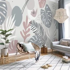 Dunelm Tropical Abstract Mural -Hot Sale rugs Shop 30792520 alt01