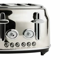 Dunelm Retro Stainless Steel 4 Slice Toaster 8 Dunelm Retro Stainless Steel 4 Slice Toaster -Hot Sale rugs Shop 30794945 alt02