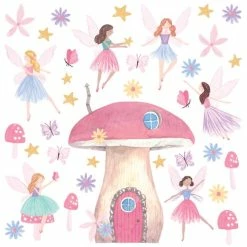 Dunelm Fairy Garden Large Wall Sticker -Hot Sale rugs Shop 30796968 alt03