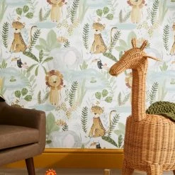 Dunelm Jungle Friends Wallpaper -Hot Sale rugs Shop 30796972 alt03