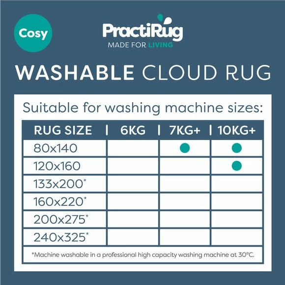 Dunelm Cloud Washable Shaggy Rug 8 Dunelm Cloud Washable Shaggy Rug - Image 6