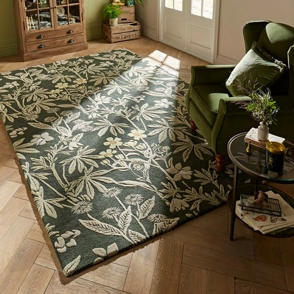 Flair Meadow Floral Wool Rug 3 Flair Meadow Floral Wool Rug