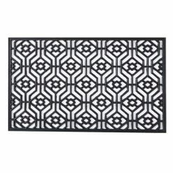 Dunelm Geo Rubber Doormat -Hot Sale rugs Shop 30814143 alt01