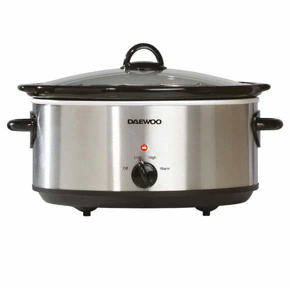 Daewoo 6.5L Stainless Steel Slow Cooker 3 Daewoo 6.5L Stainless Steel Slow Cooker