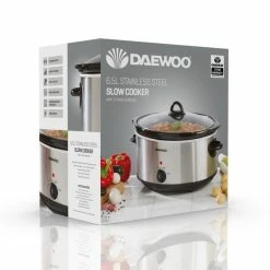 Daewoo 6.5L Stainless Steel Slow Cooker 5 Daewoo 6.5L Stainless Steel Slow Cooker -Hot Sale rugs Shop 30814486 alt05