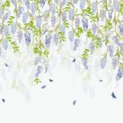 Dunelm Whispering Wisteria Blue Mural -Hot Sale rugs Shop 30818427 alt02