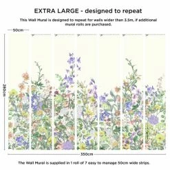 Dunelm Floral Garden Lilac Mural 9 Dunelm Floral Garden Lilac Mural -Hot Sale rugs Shop 30818429 alt03