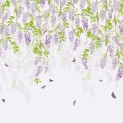 Dunelm Whispering Wisteria Lavender Mural -Hot Sale rugs Shop 30818444 alt02